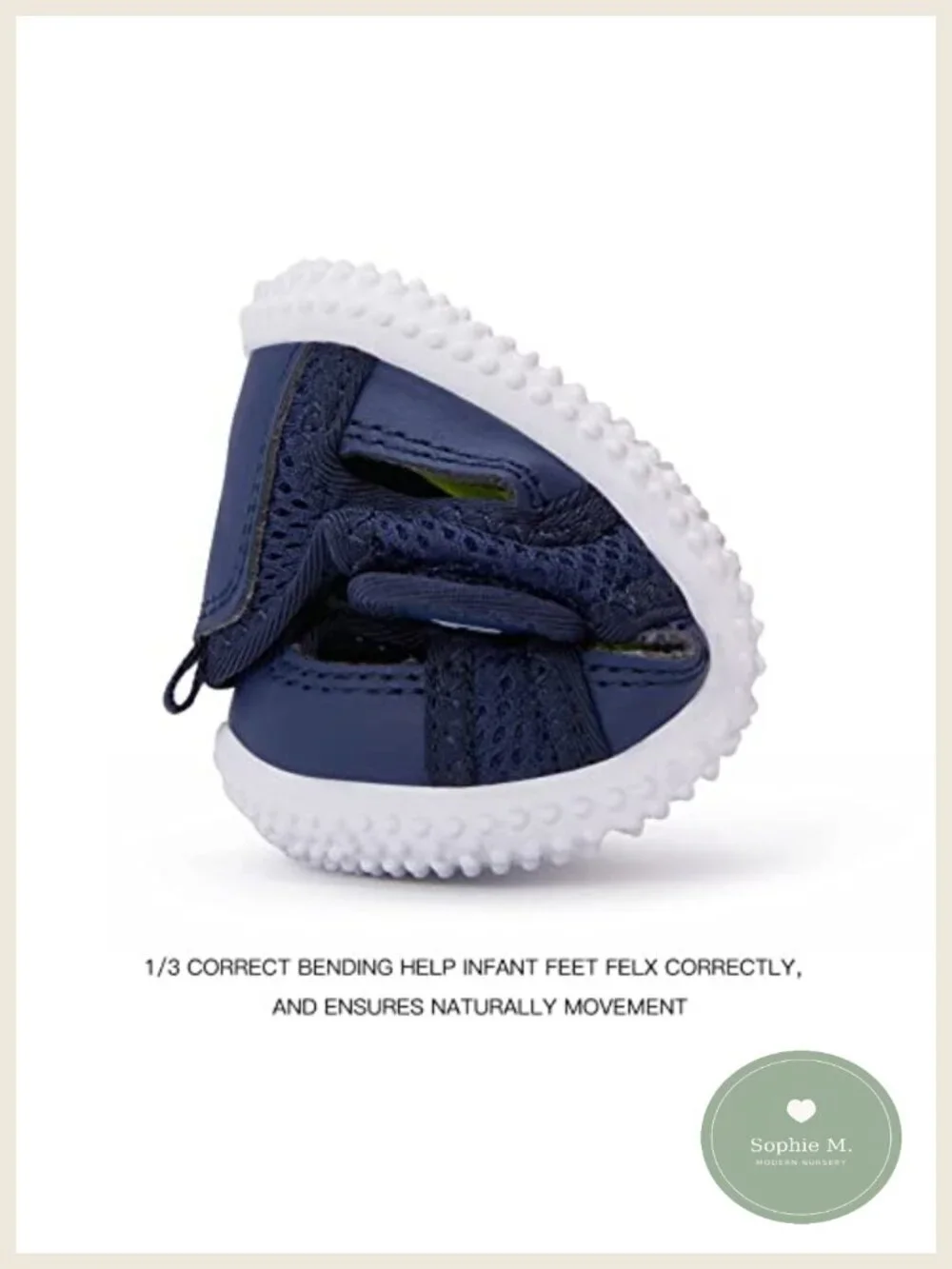 Baby Walking Shoes First Walkers Toddler Sneakers Breathable Non-Slip Hook Loop